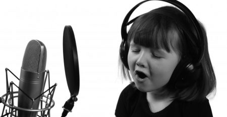 Little Girl Recording Little Girl Recording